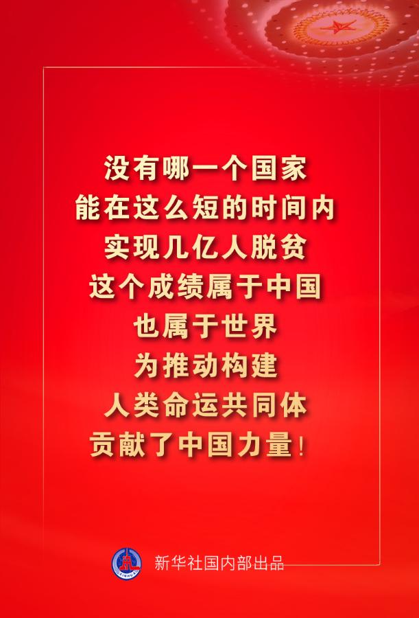 金句来了！习近平：没有哪一个国家能在这么短的时间内实现几亿人脱贫 专题 第8张