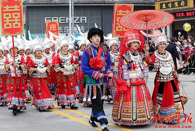 广西龙胜:各族同胞庆祝自治县成立70周年 图片报道 第4张-民族画报