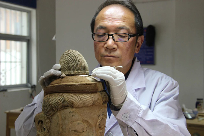 丝路石窟系列之①丨天梯山石窟北凉飞天，再现“河西都会”千年历史风范 图片报道 第12张